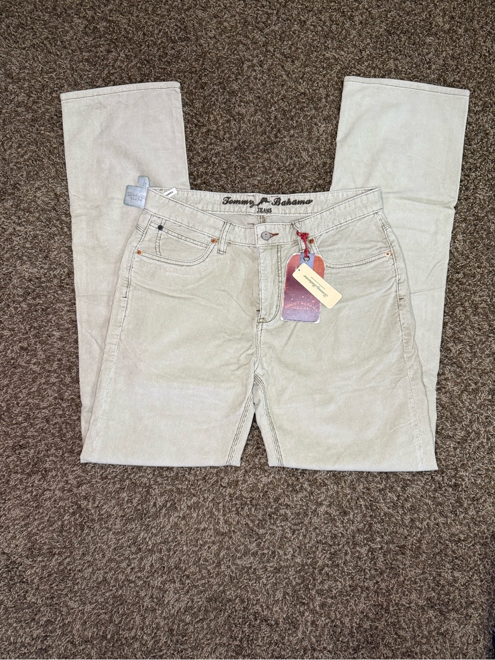 NWT! Tommy Bahama Men's Khaki Corduroy Pants 32x34